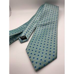 Zianetti Italian Silk Collection Geometric Pattern Necktie